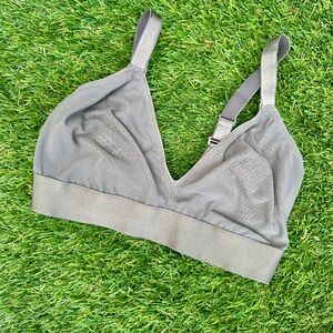 Parade Silky Mesh Plunge Sheer Bralette